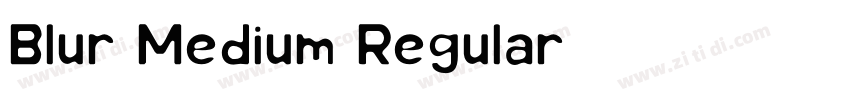 Blur Medium Regular字体转换
